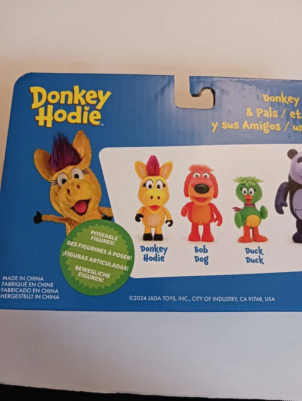 Donkey Hodie 3in Figure Pack , Bob Dog + Fred 